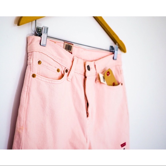 Pink Levi’s Jeans Wedgie Fit High Waisted - Picture 3 of 6